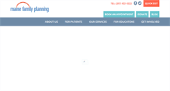 Desktop Screenshot of mainefamilyplanning.org